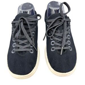 Allbirds Piper Sneakers Merino Wool Black Womens Size 8 Classic Casual Travel VN